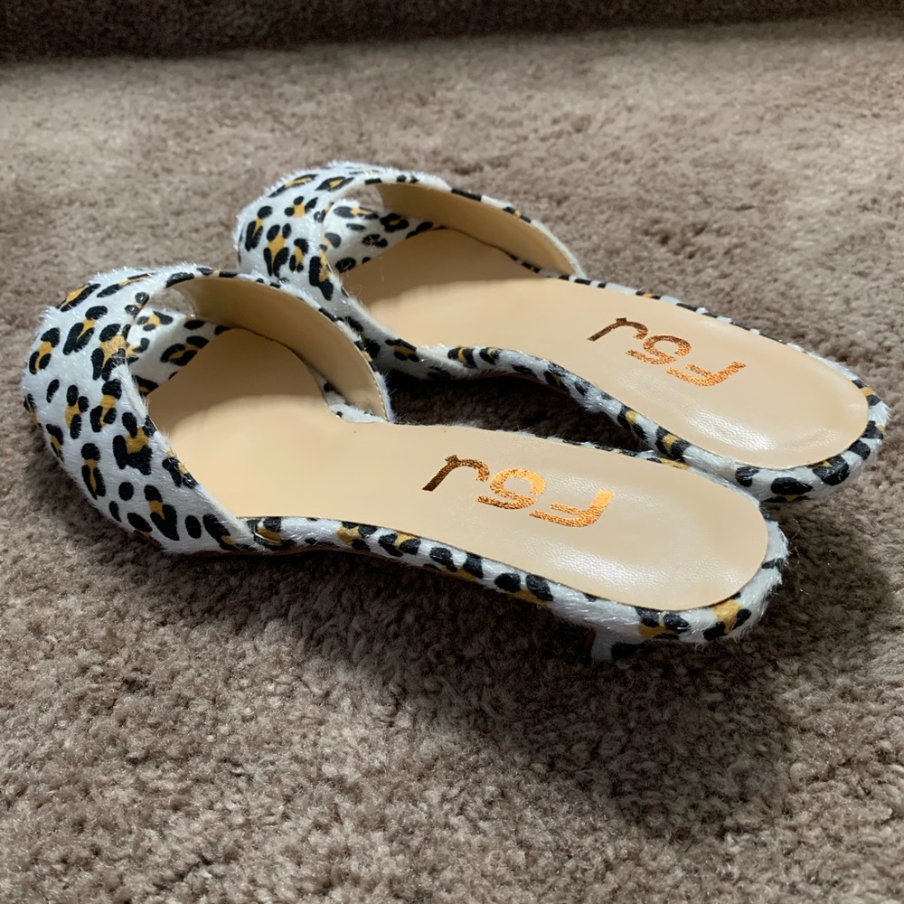 Women Comfort peep toe Low Heel Mules sandals - Picture 8 of 12